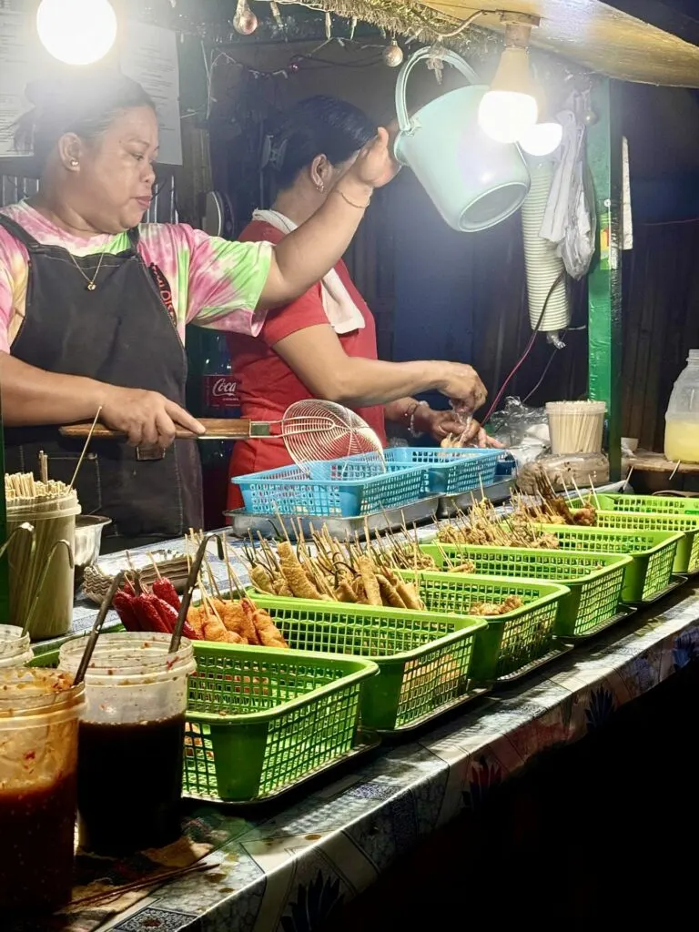 Baywalk food Puerto Princesa
