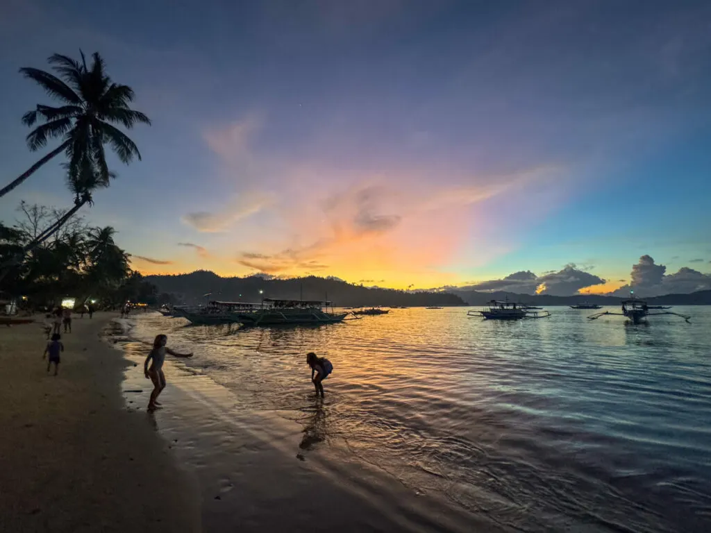 Sunset Port Borton San Vicente
