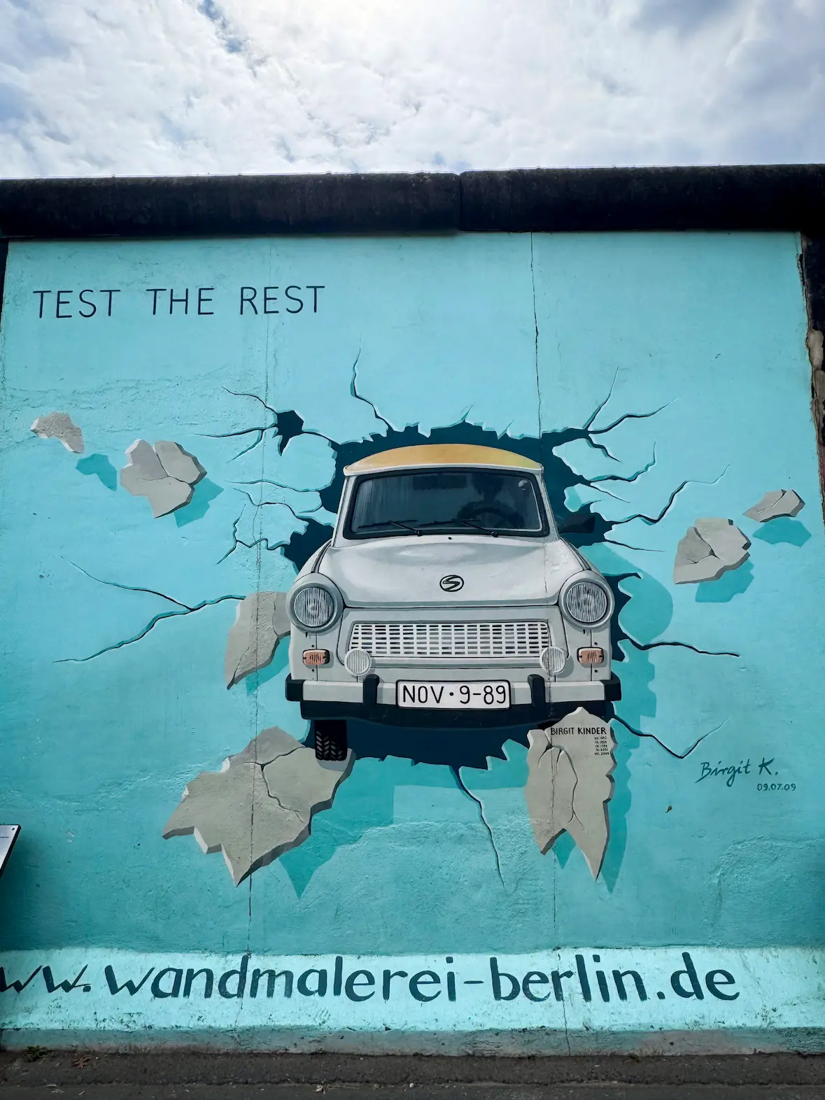 East Side Gallery fresques Berlin
