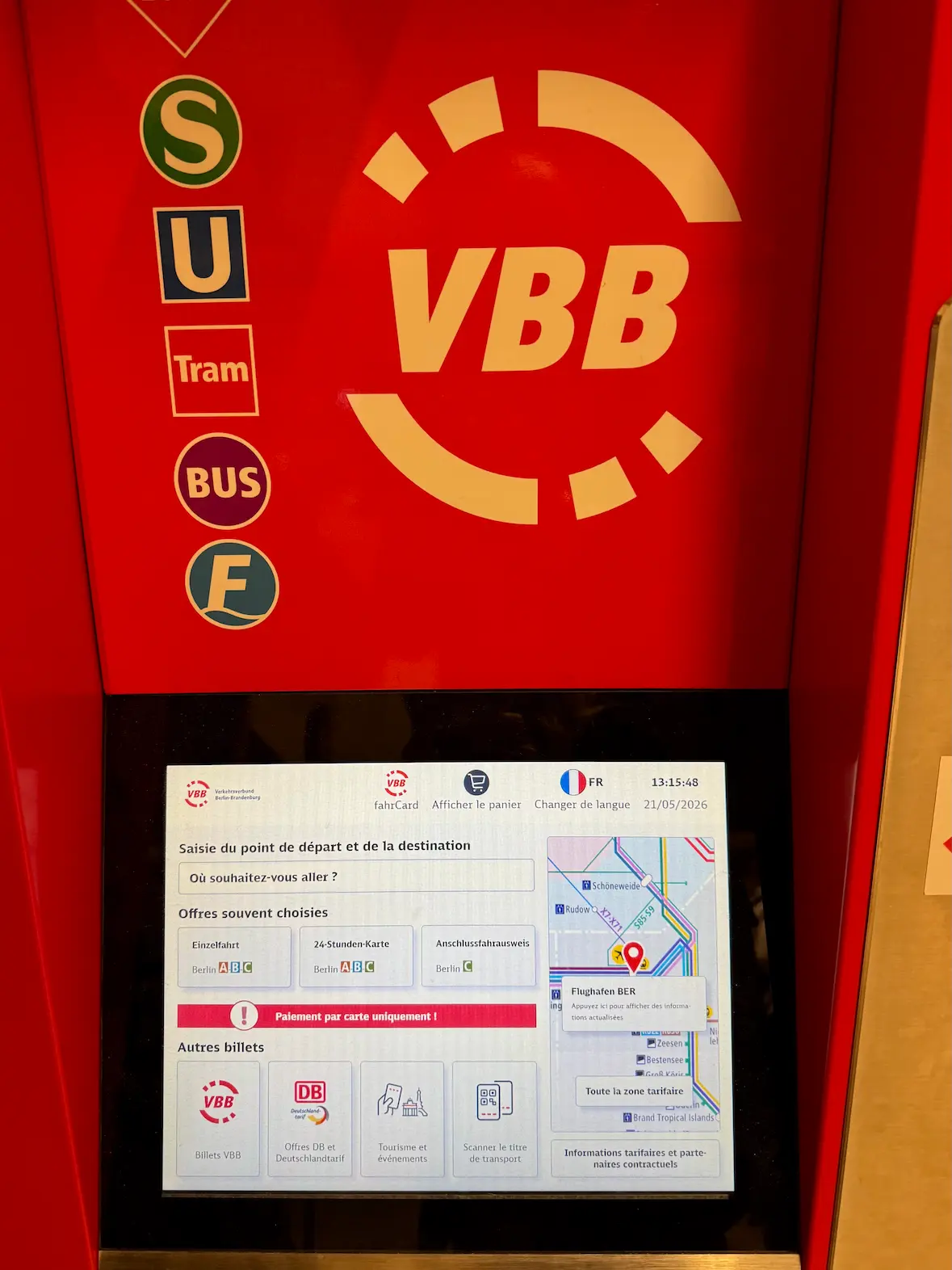 Arrivée à Berlin S-Bahn