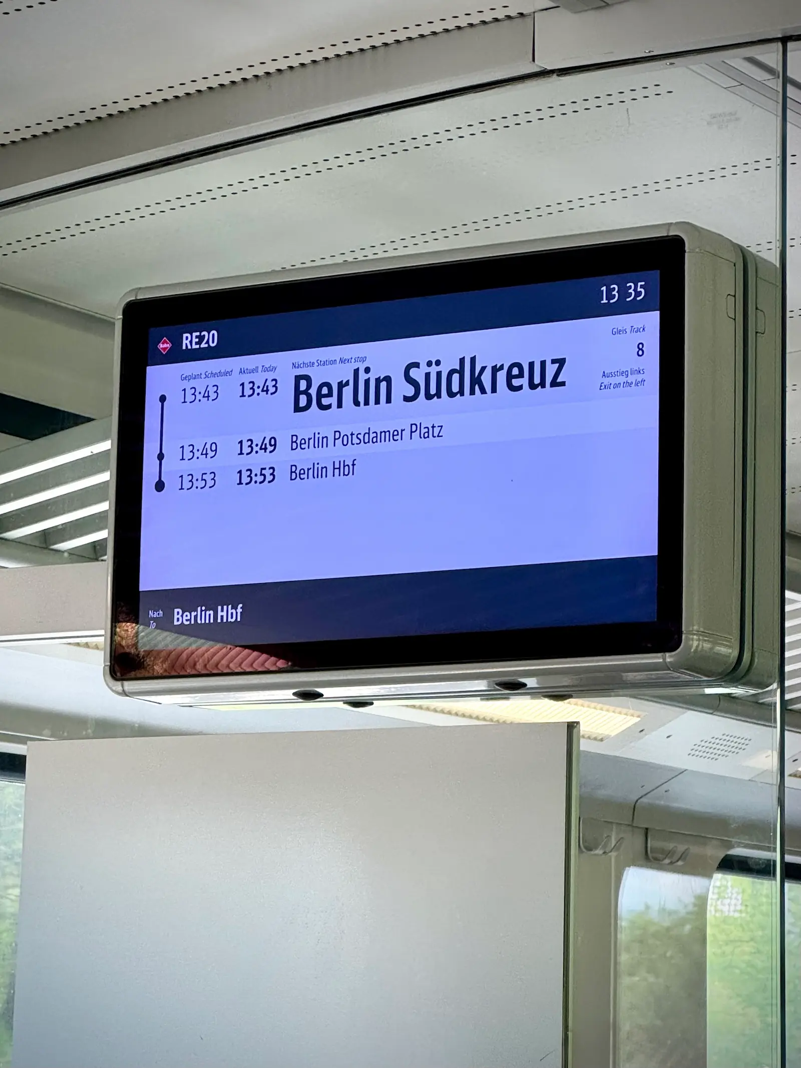 Arrivée à Berlin S-Bahn
