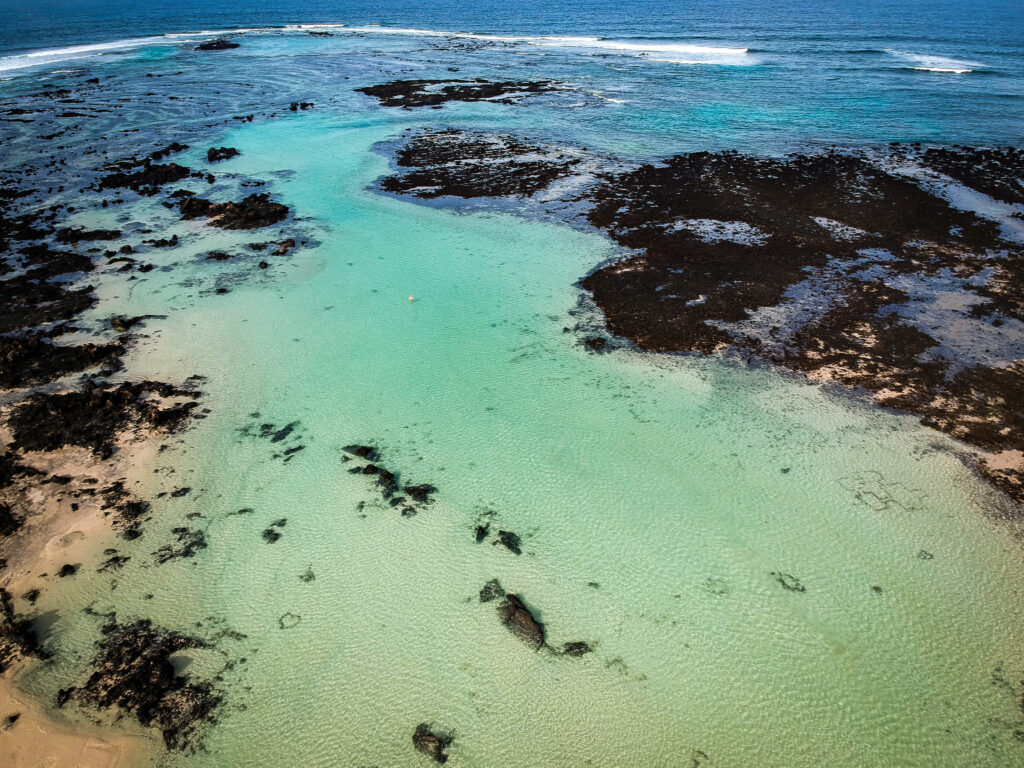 Playa Caleton Blanco drone Lanzarote