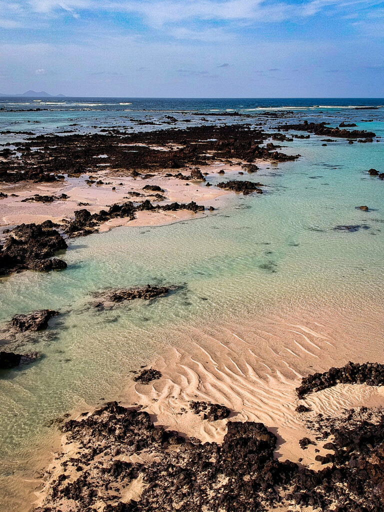 Playa Caleton Blanco drone Lanzarote