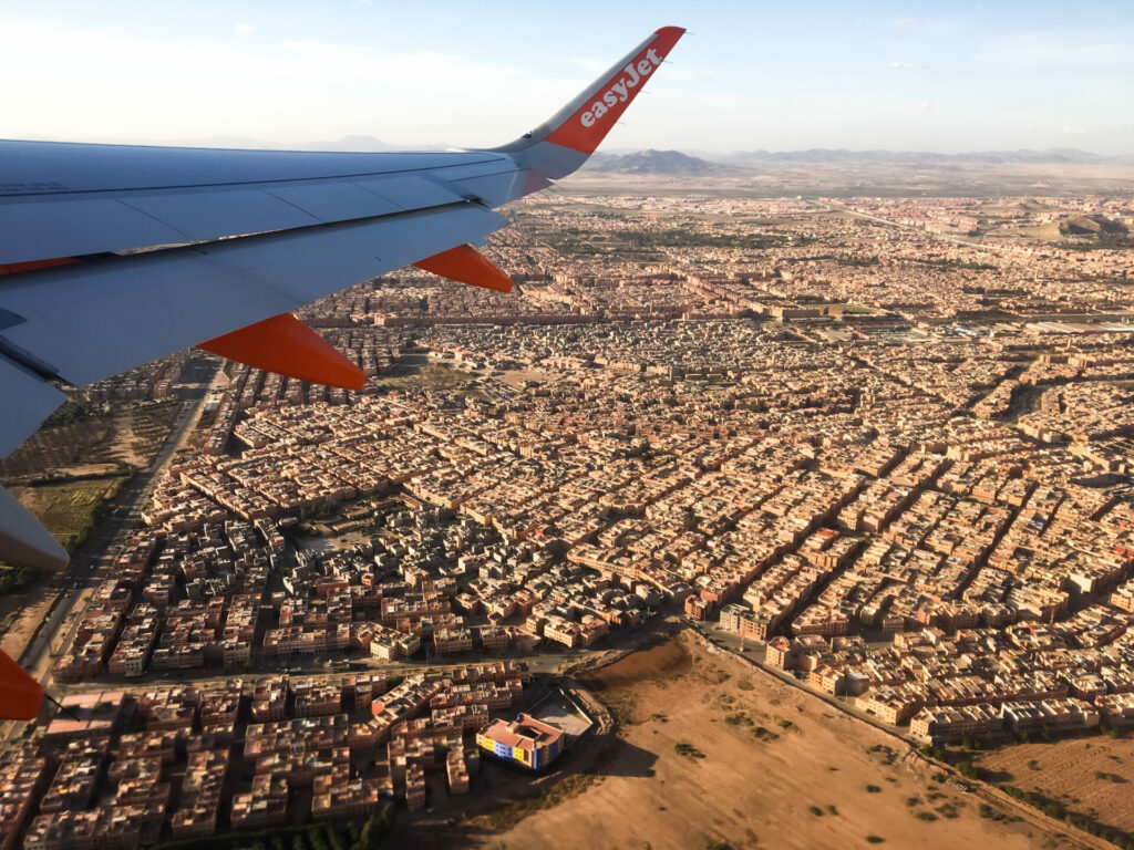 Vue du ciel Marrakech